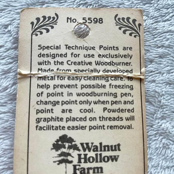Vintage Pyrographer’s Calligraphy Woodburner Point - Picture 8 of 9